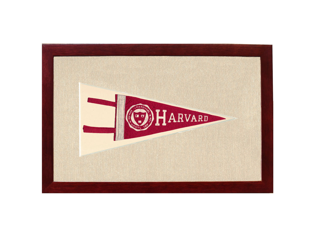 Vintage Harvard Pennant