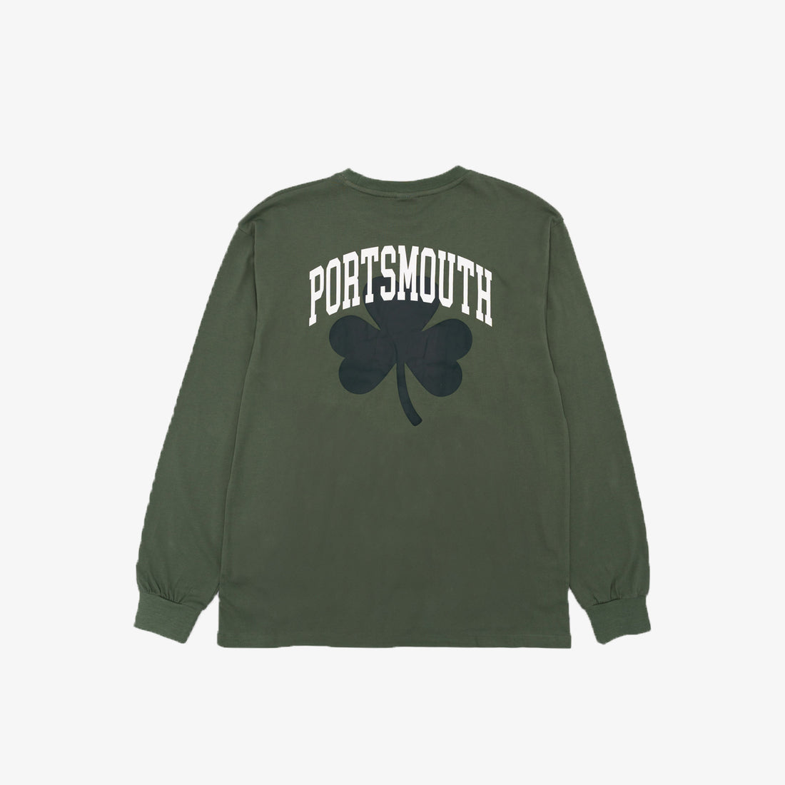 Portsmouth Shamrock Long-Sleeve T-Shirt in Green