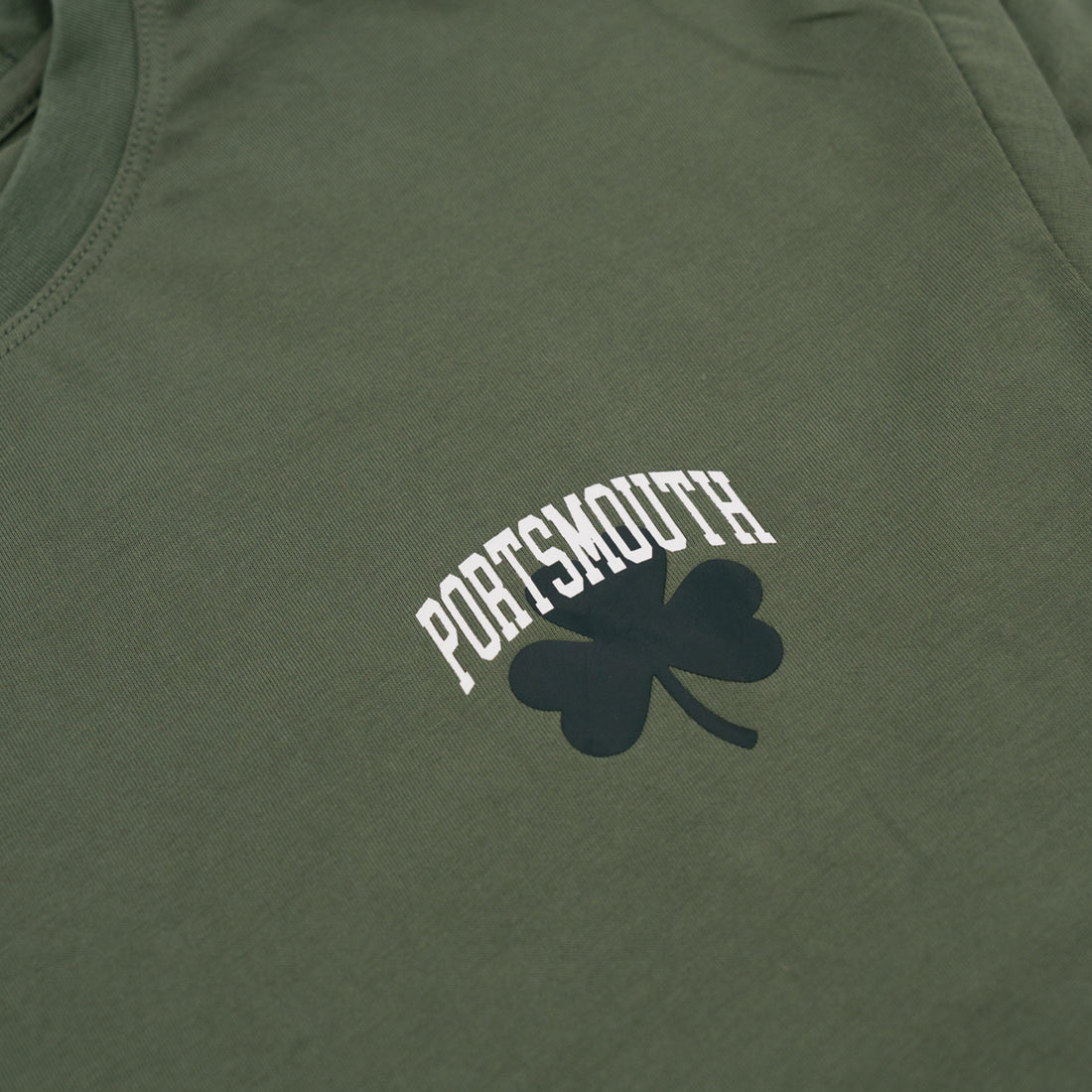 Portsmouth Shamrock Long-Sleeve T-Shirt in Green