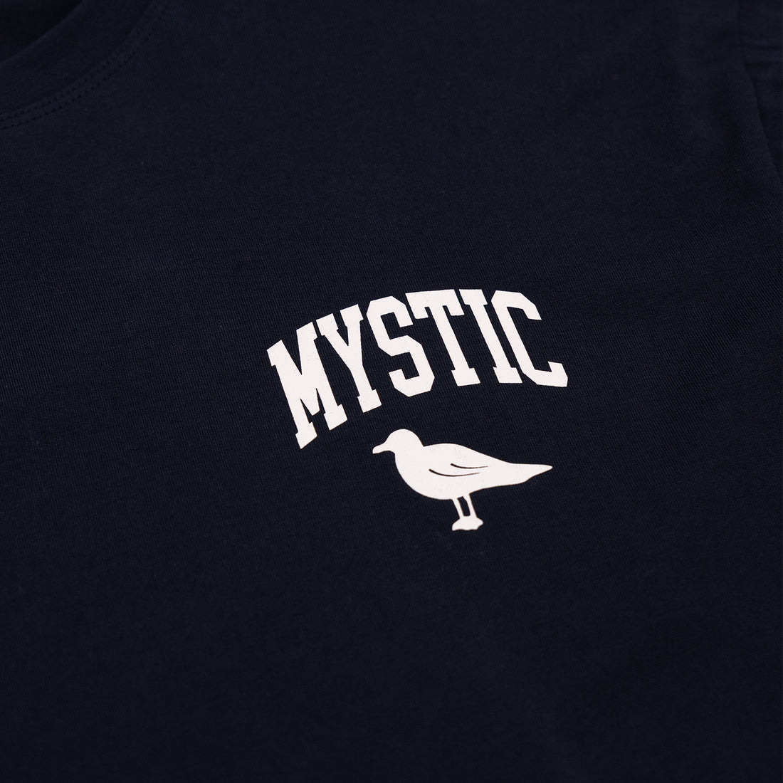 Mystic Logo Long-Sleeve T-Shirt in Navy