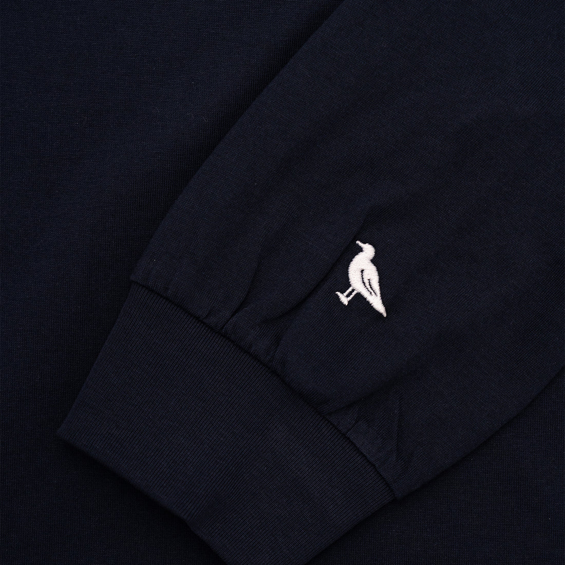 Mystic Logo Long-Sleeve T-Shirt in Navy