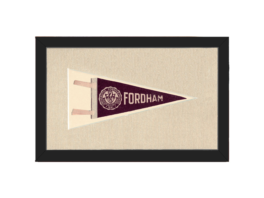 Vintage Fordham University Pennant