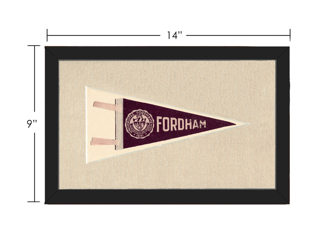 Vintage Fordham University Pennant