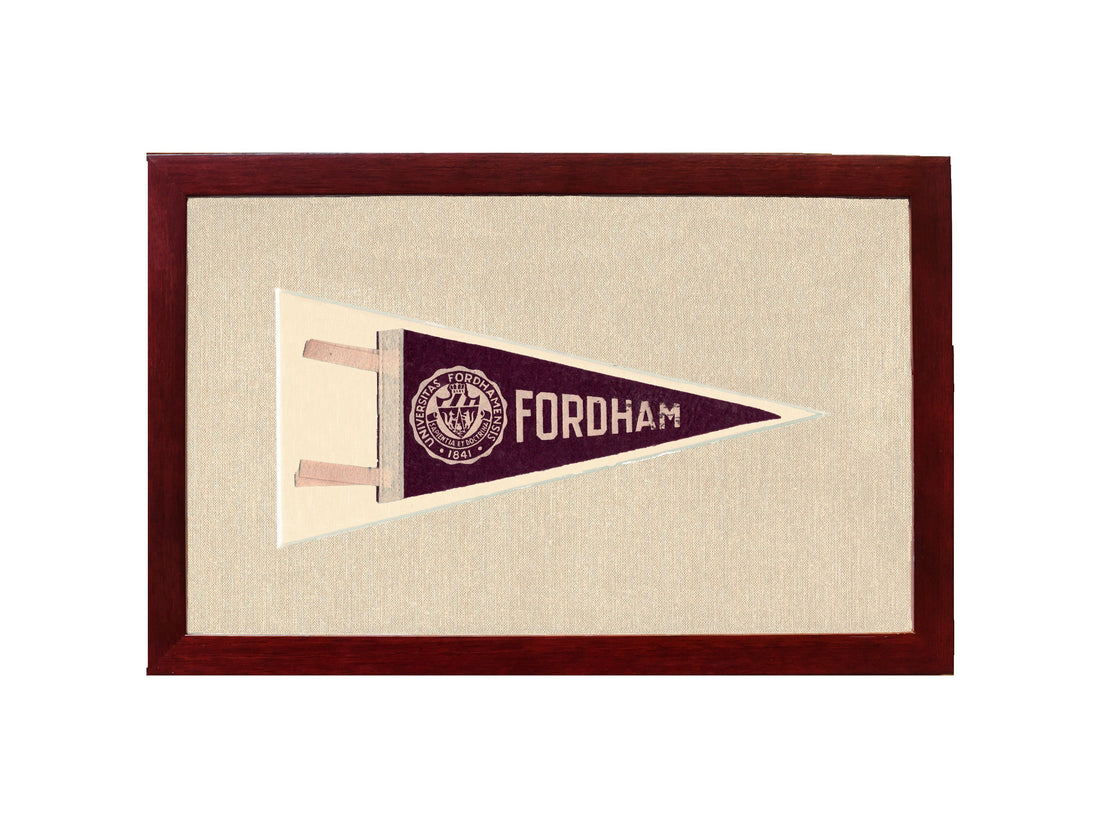 Vintage Fordham University Pennant