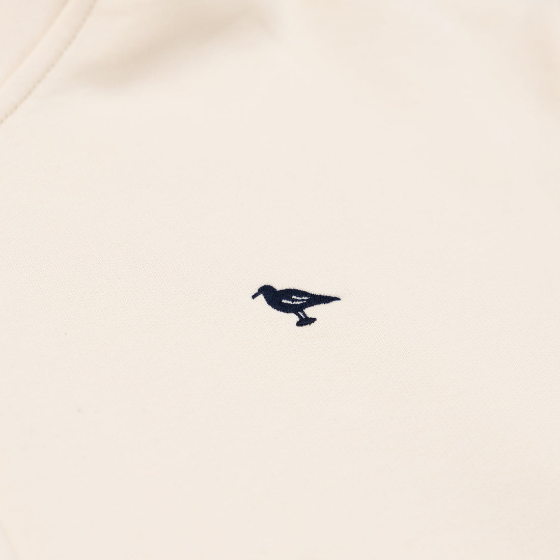 Just Mystic Logo Zip Hoodie in Ivory