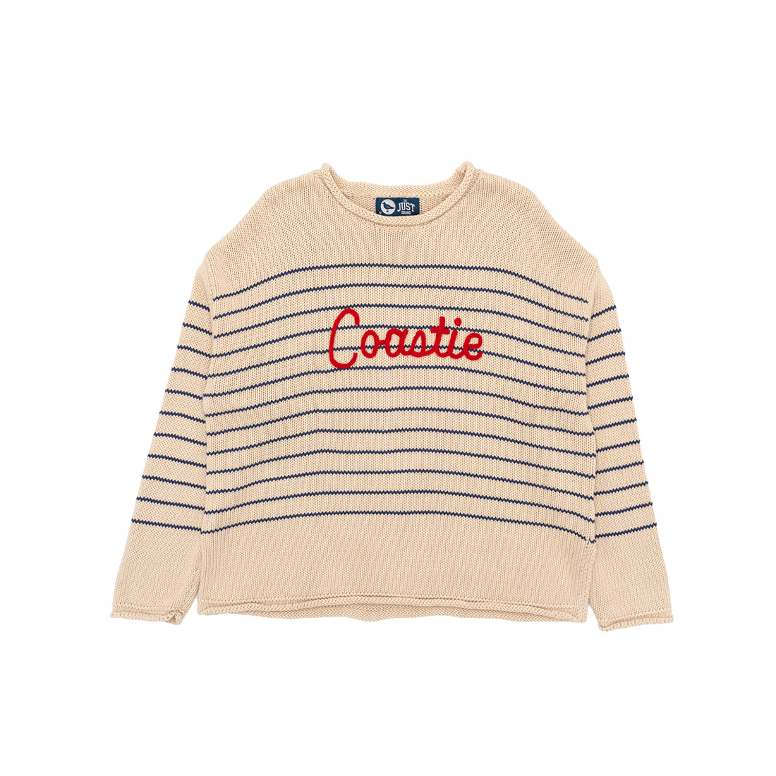 Coastie Stripe Sweater - Tan