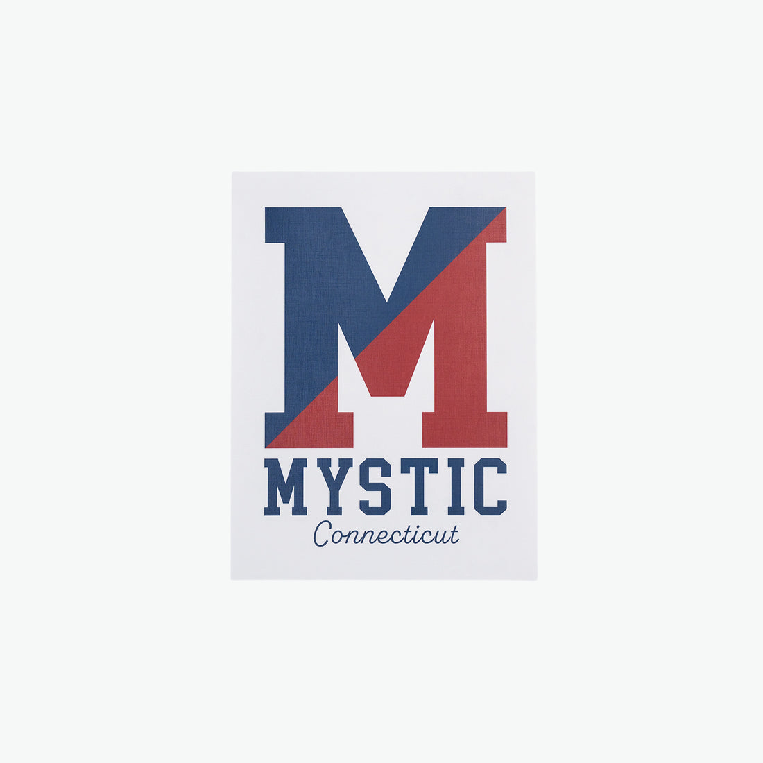 Mystic Collegiate Letter Print — 12×16 Art Print (Unframed)