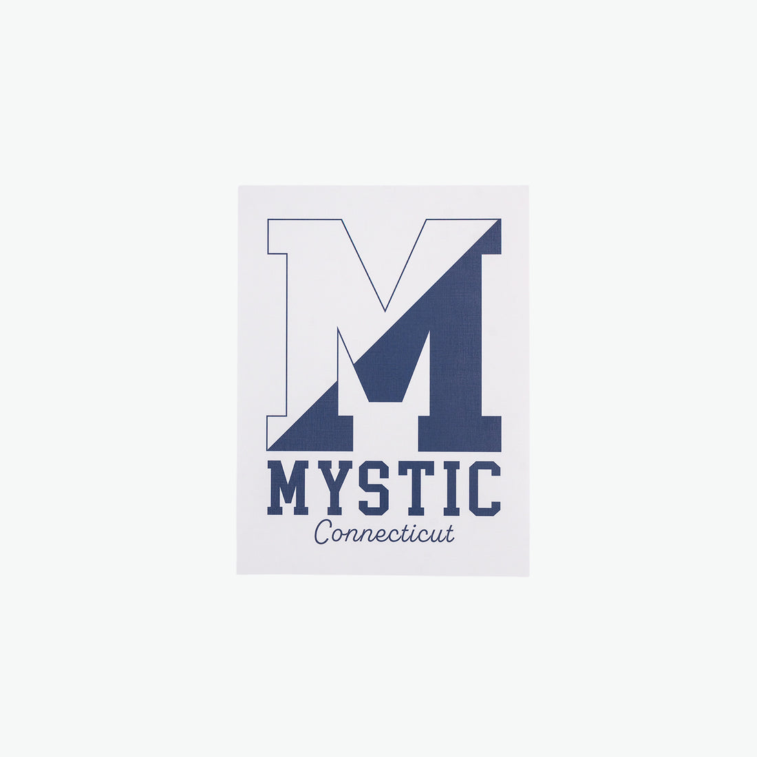 Mystic Collegiate Letter Print — 12×16 Art Print (Unframed)