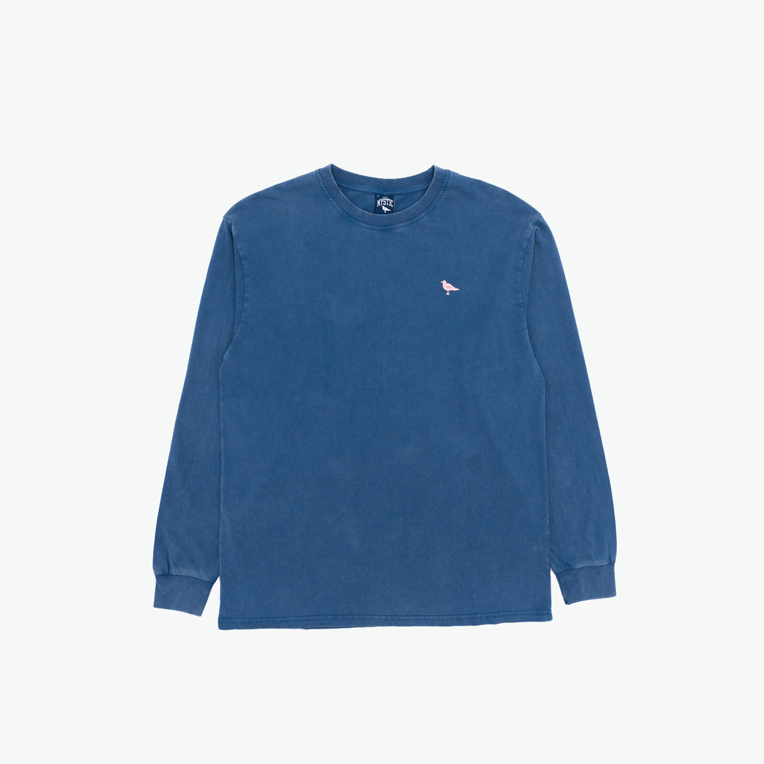 Mystic Dory Boat Long-Sleeve T-Shirt - Washed Blue