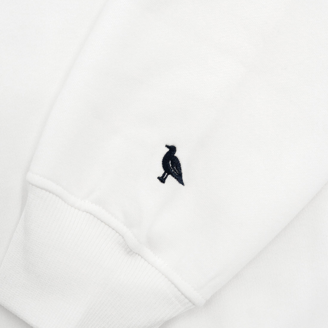 Mystic Embroidered Crewneck - Oyster White