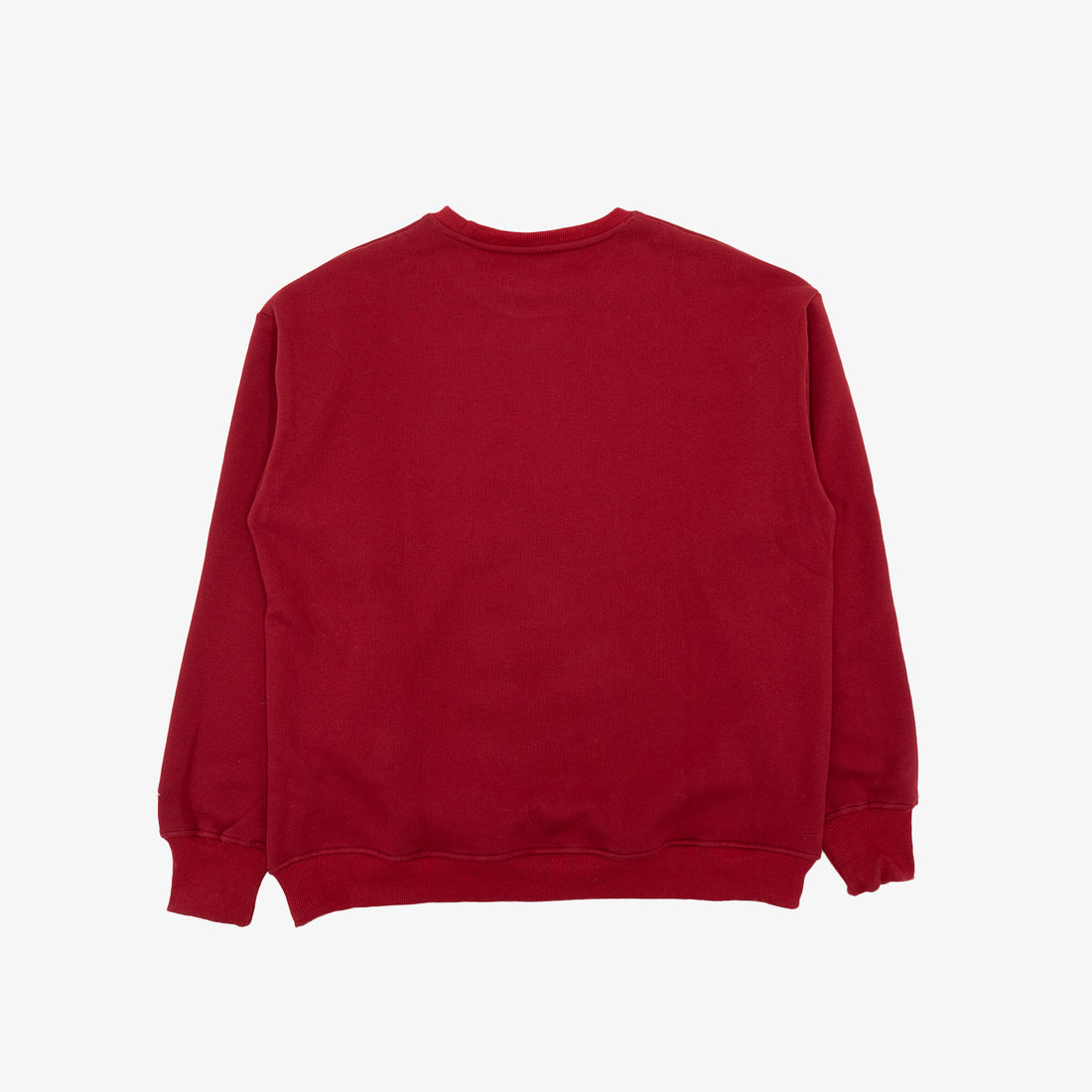 Portsmouth Embroidered Crewneck in Cranberry