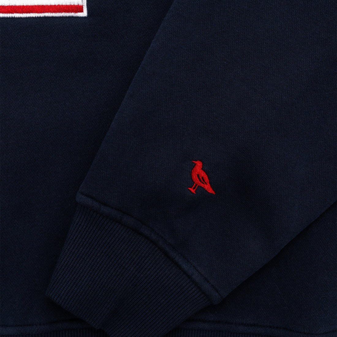 Portsmouth USA Flag Mockneck - Navy
