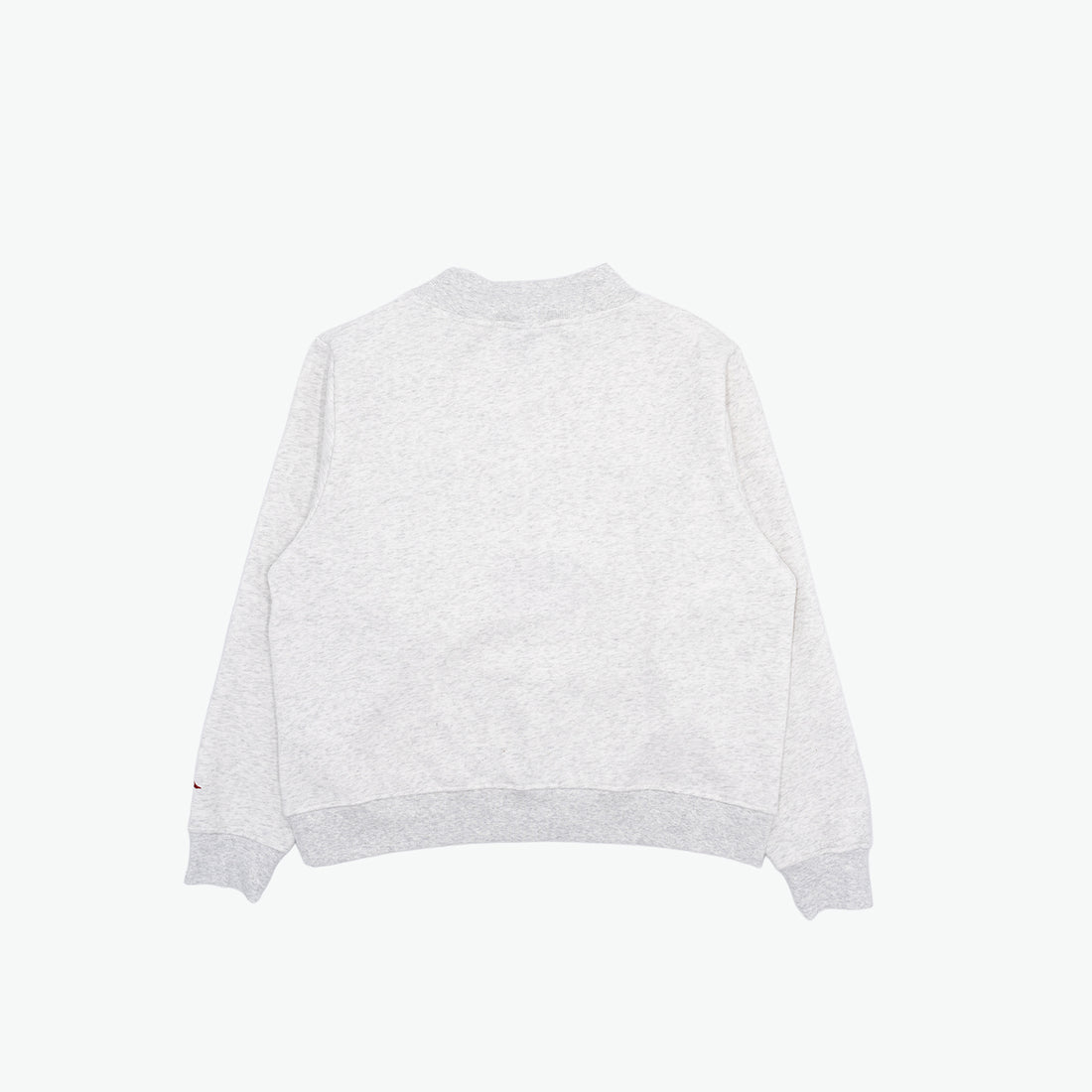 Portsmouth USA Flag Mockneck - Silver Grey
