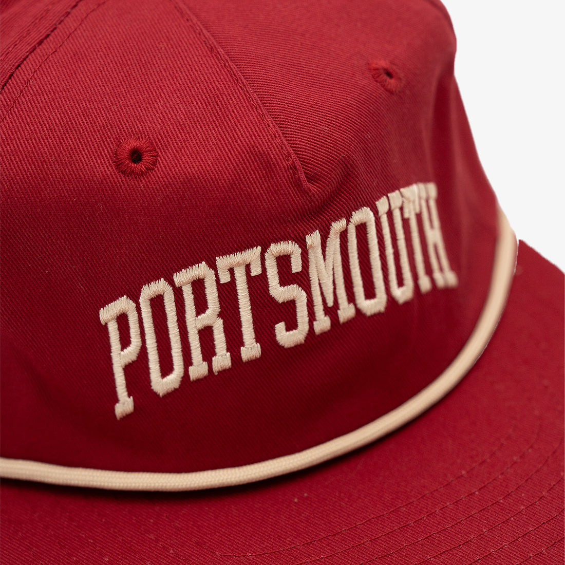Portsmouth Rope Hat in Cranberry