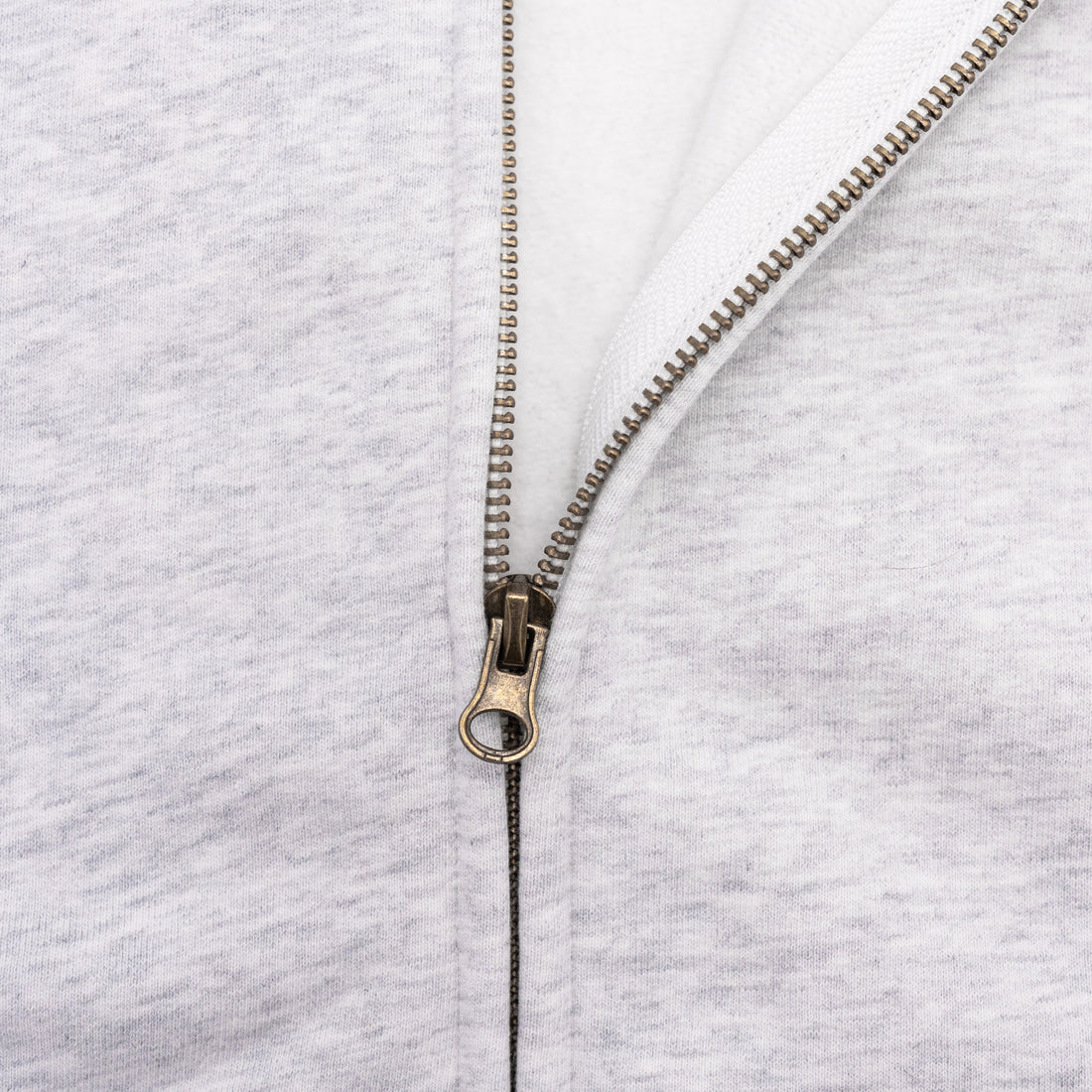 Portsmouth Embroidered Zip Hoodie - Silver Grey