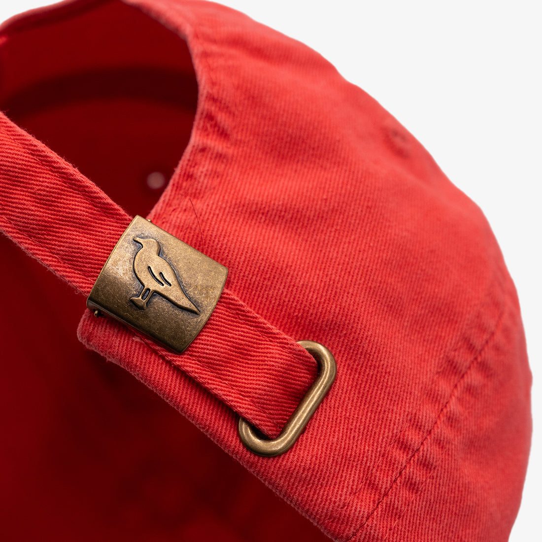 Mystic Kids Dad Hat in Coral Red