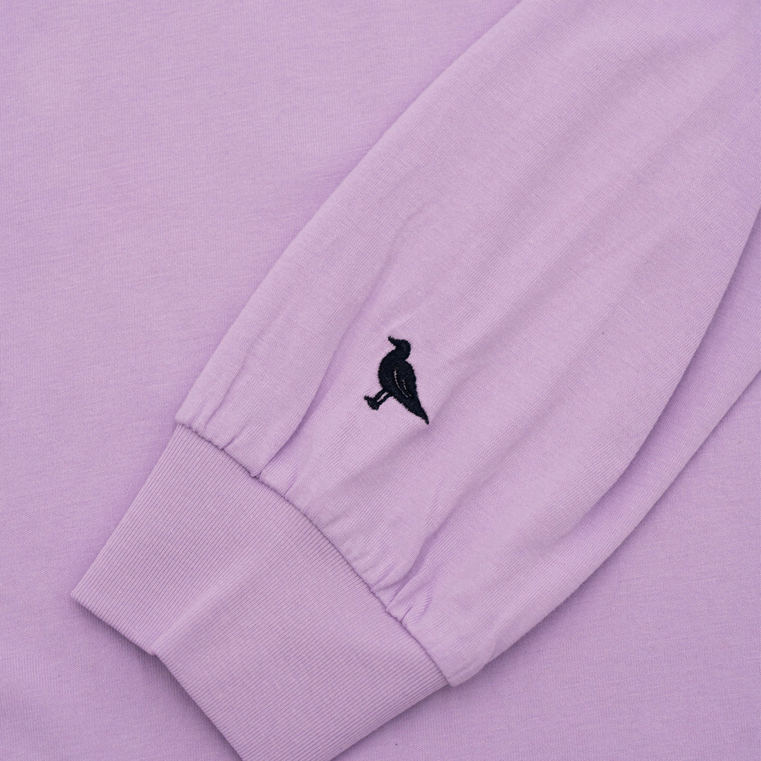 Portsmouth Bridge & Boat Long-Sleeve T-Shirt in Lavender