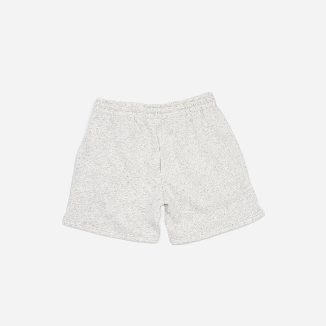 Mystic Varsity Sweat Shorts in Silver Grey