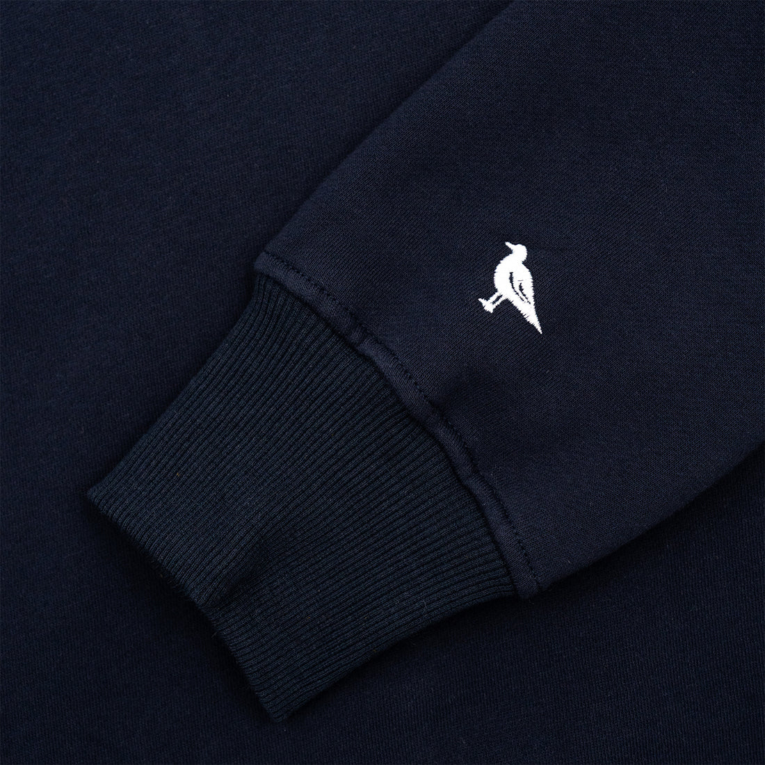 Mystic Embroidered Crew in Navy