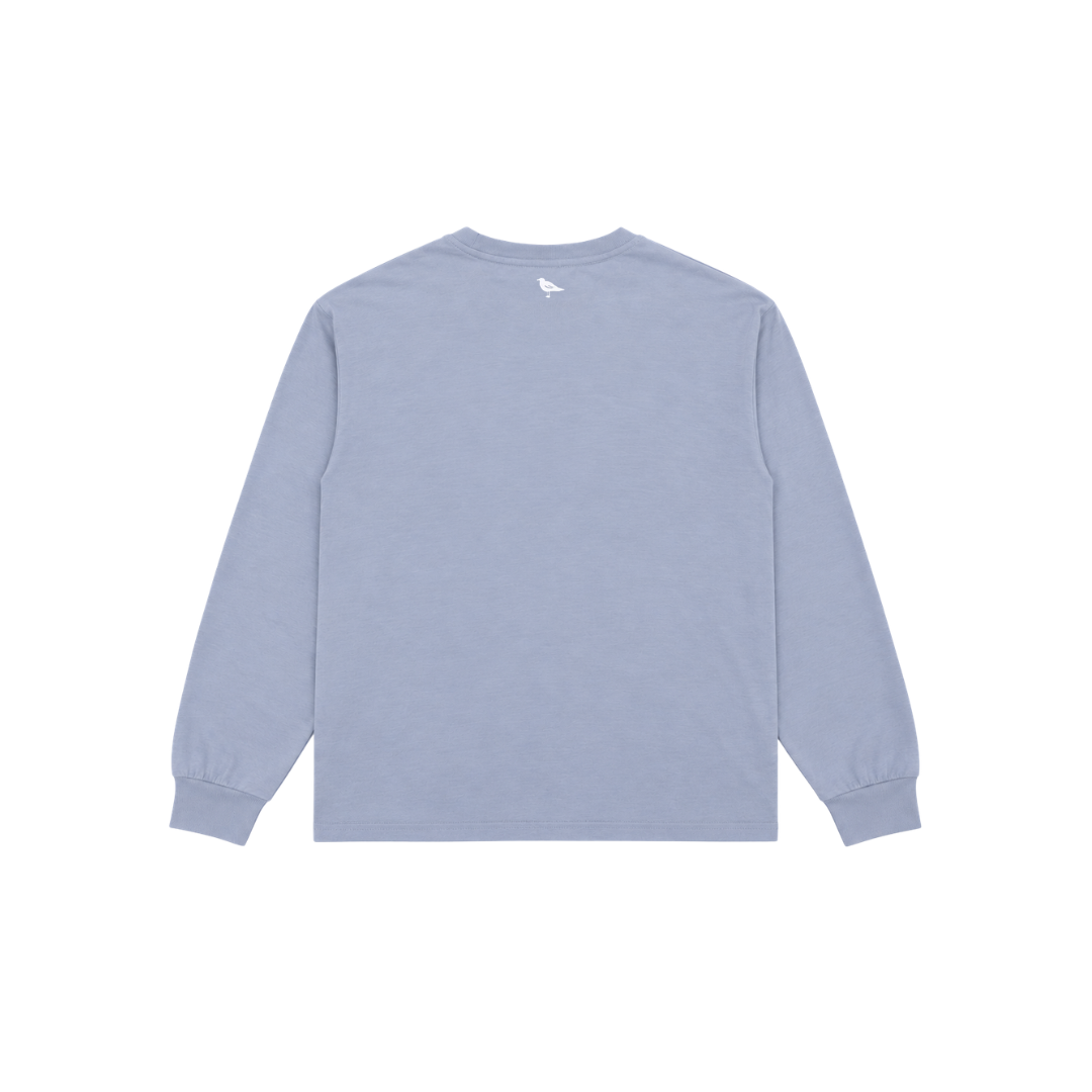 Mystic Long-Sleeve T-Shirt in Saltwater Blue