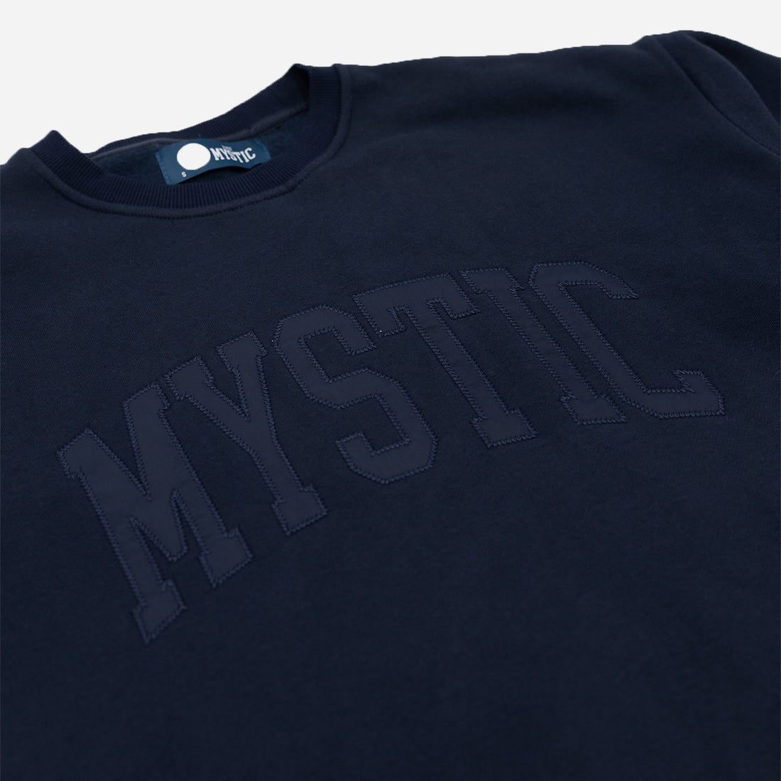 Mystic Tonal Twill Embroidered Crewneck