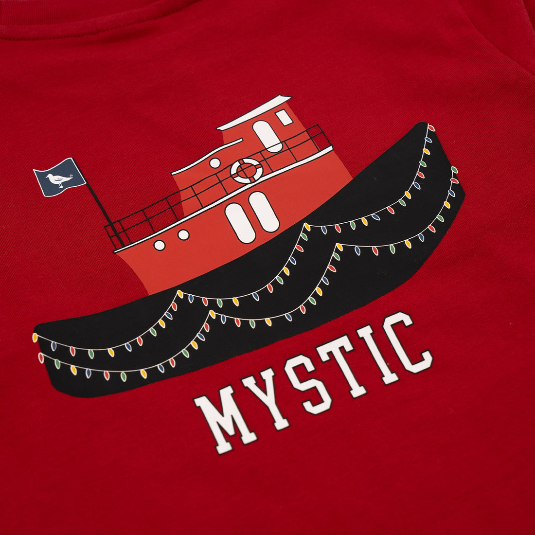Kids Mystic Tugboat Holiday Long-Sleeve T-Shirt