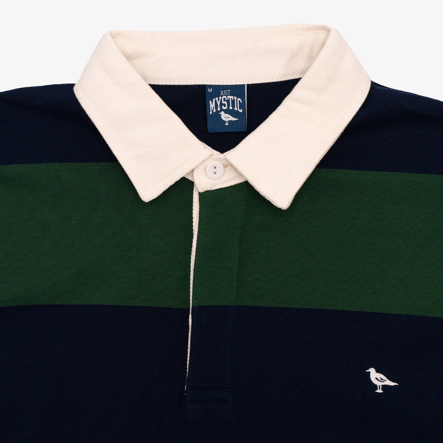 Classic Striped Rugby Shirt in Green and Navy – The Just Brand