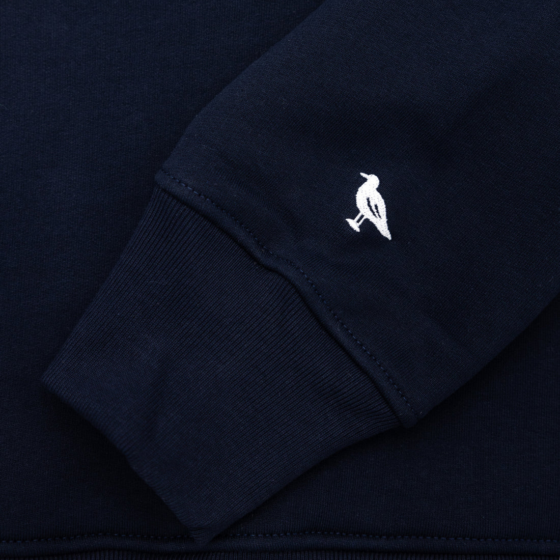 Just Mystic Pullover Script Hoodie in Navy