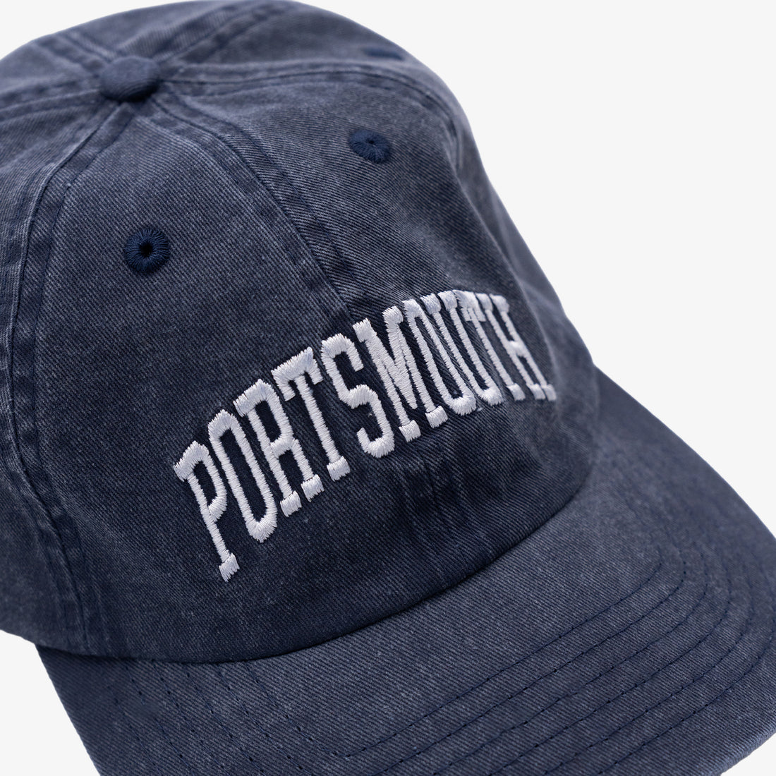 Portsmouth Dad Hat in Washed Navy