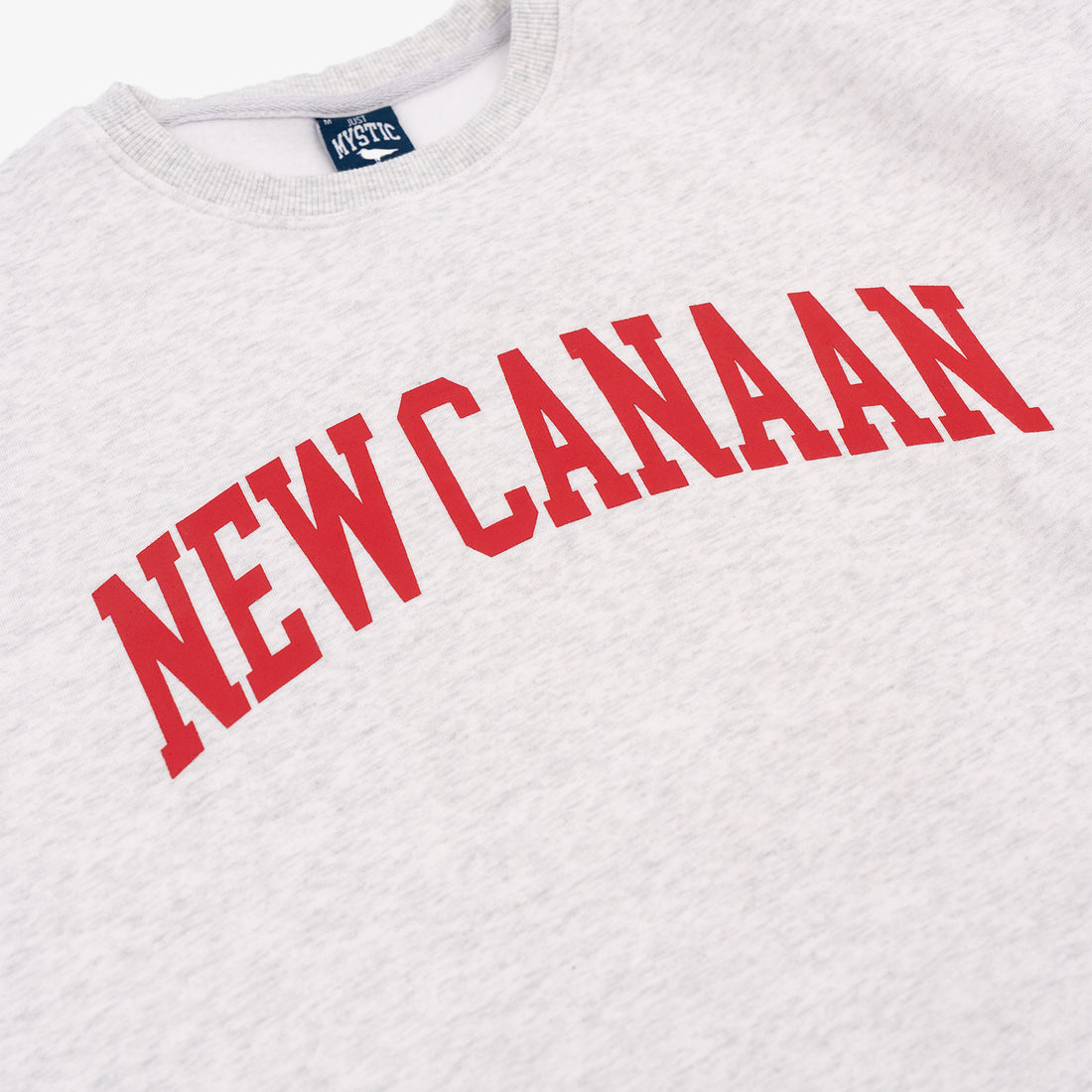 New Canaan Crewneck in Silver Grey
