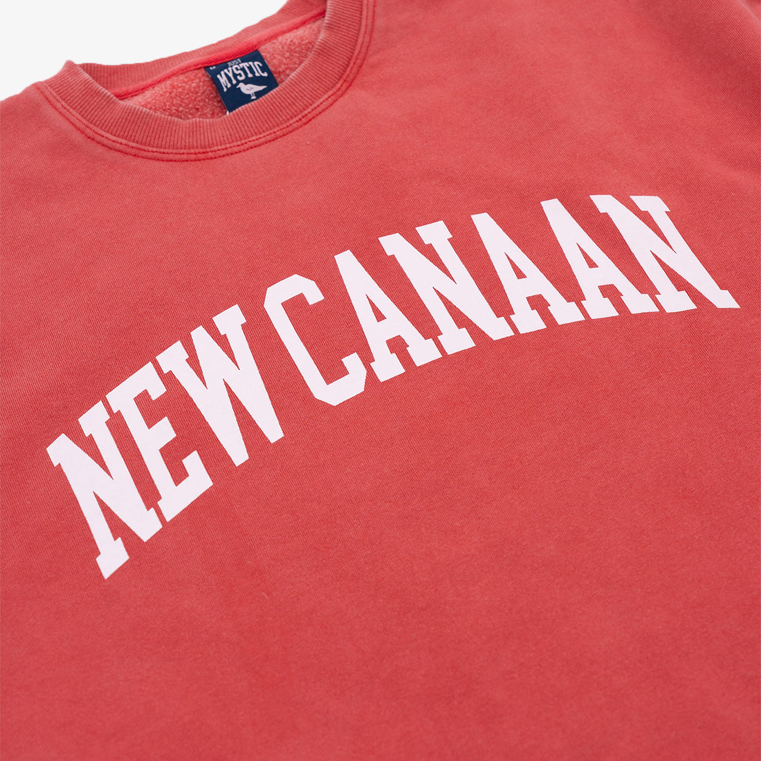 New Canaan Crewneck in Washed Red