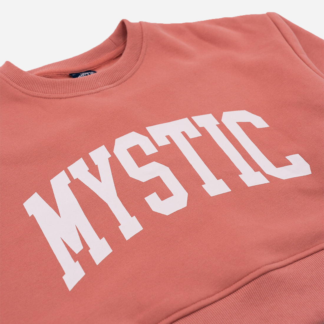 Mystic Crop Crewneck in Rose