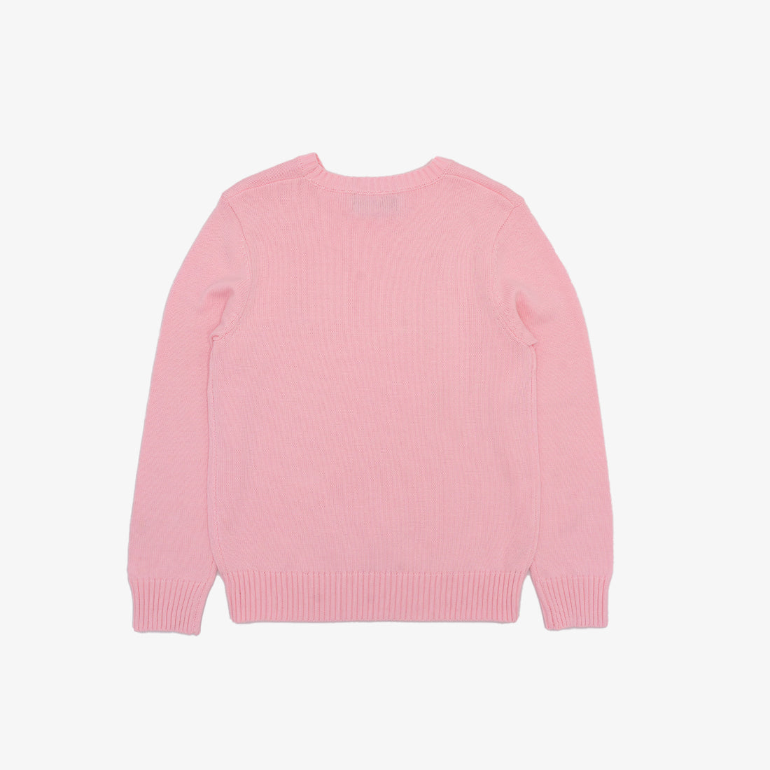 Mystic Women's Intarsia Knit Sweater in Flamingo Pink