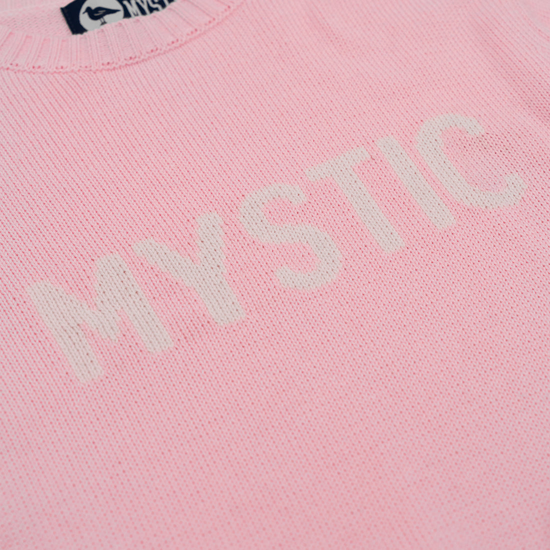 Mystic Women's Intarsia Knit Sweater in Flamingo Pink