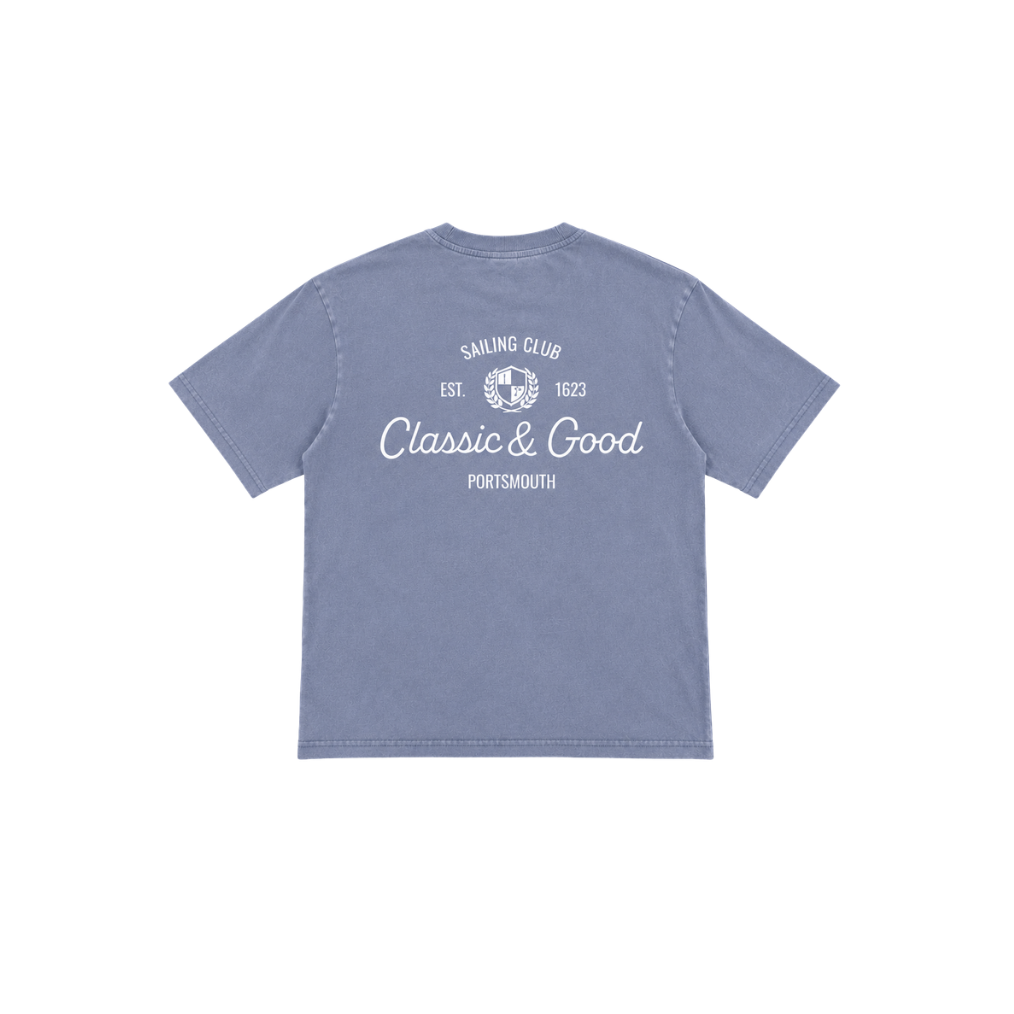 Portsmouth Women's Classic & Good T-Shirt - Washed Periwinkle