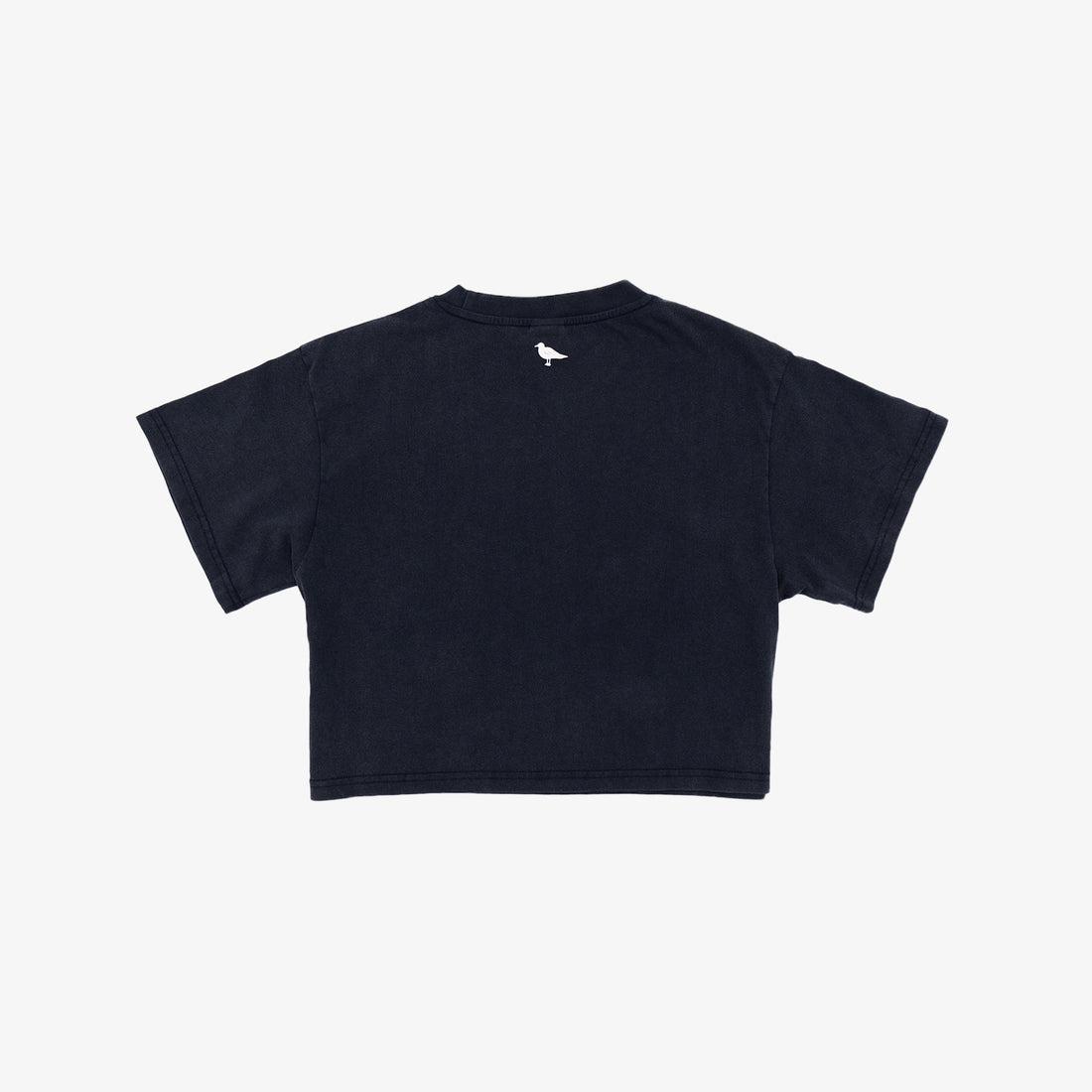 Portsmouth Women's Crop T-Shirt in Washed Navy