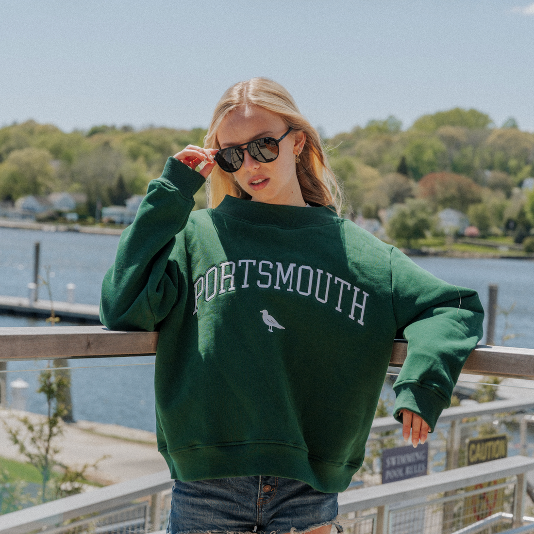 Portsmouth Mockneck - Ivy Green