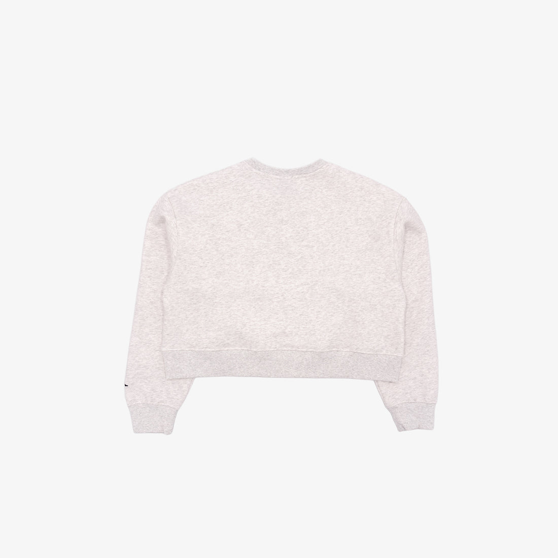 Portsmouth Crop Crewneck in Silver Grey