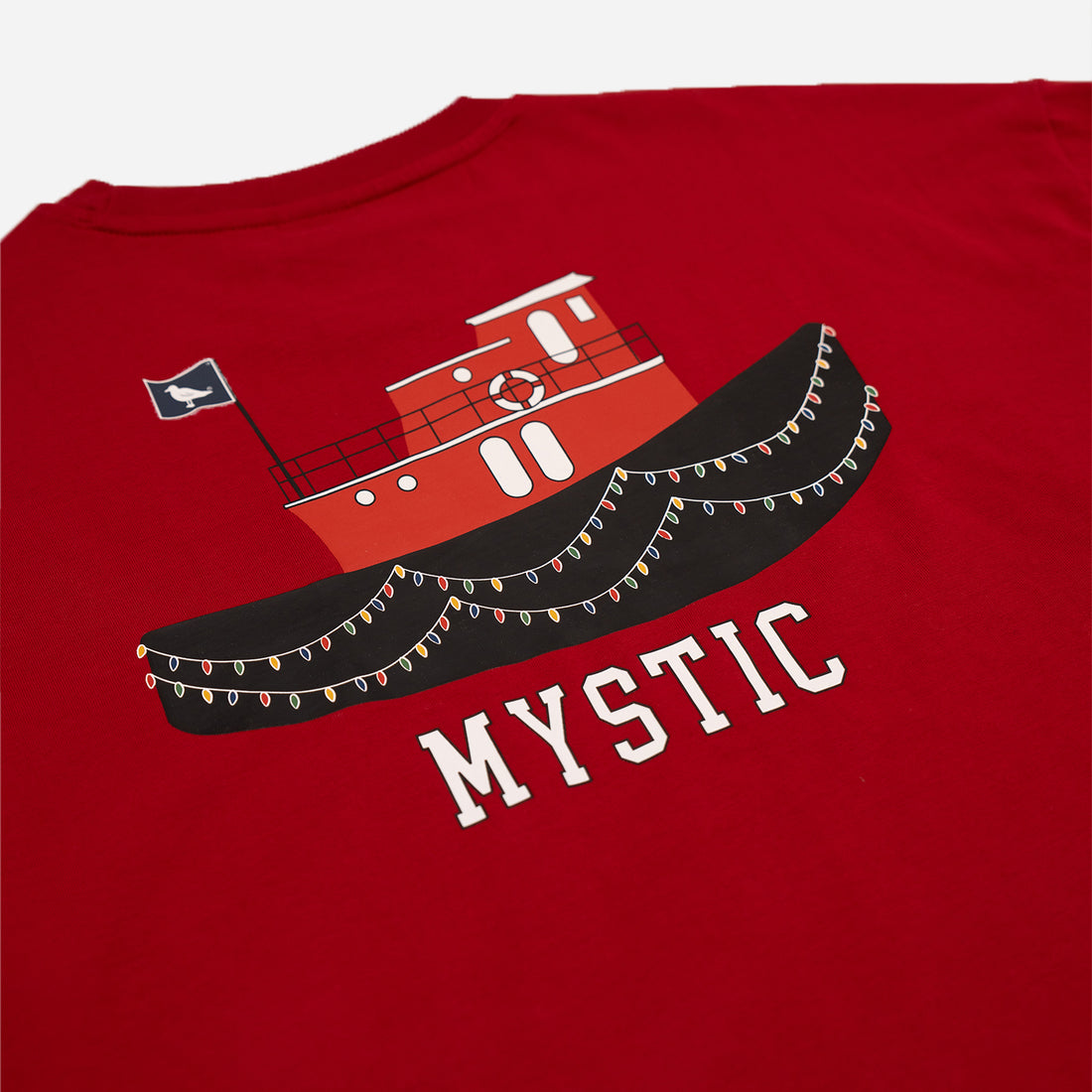 Mystic Tugboat Holiday Long-Sleeve T-Shirt