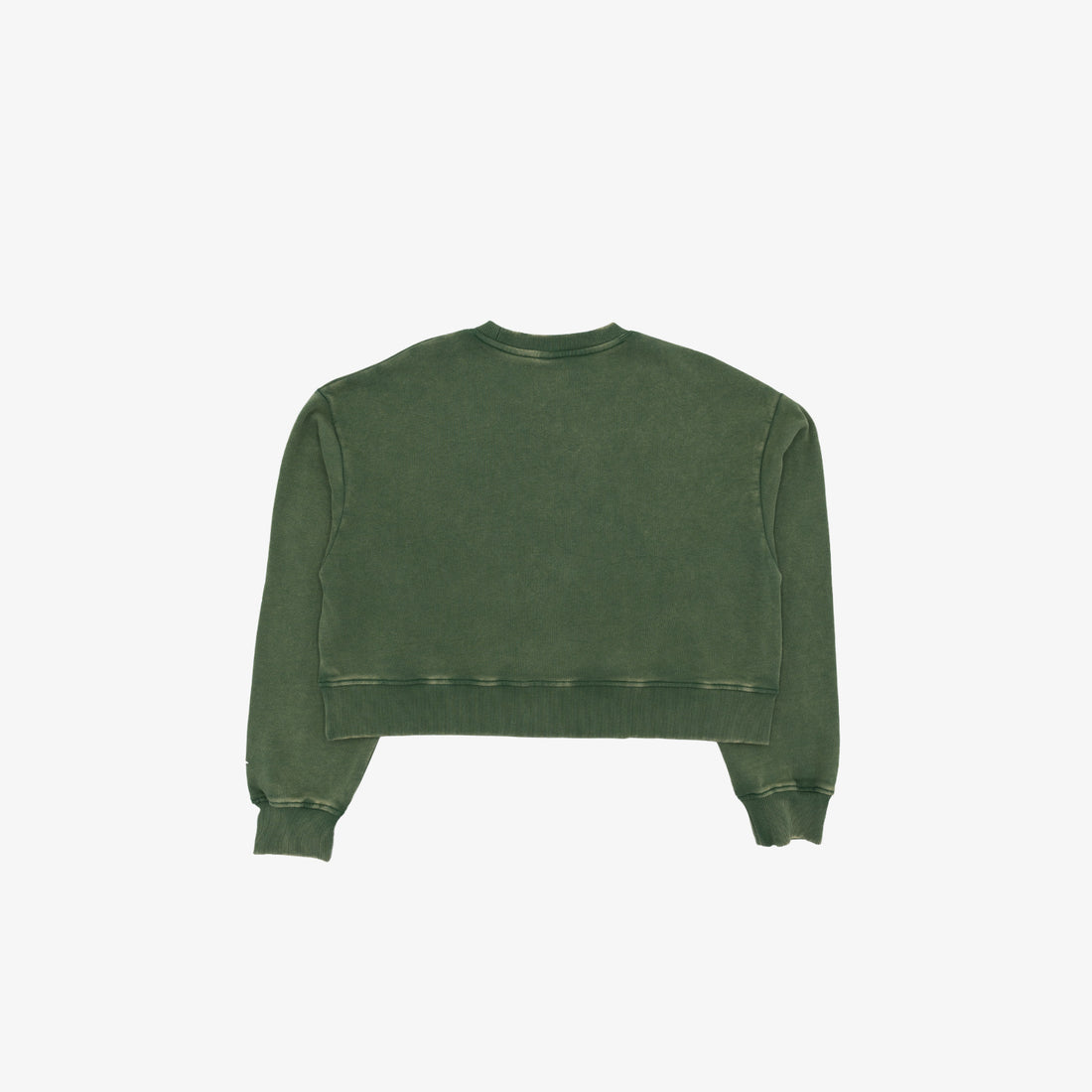 Portsmouth Crop Crewneck in Washed Green