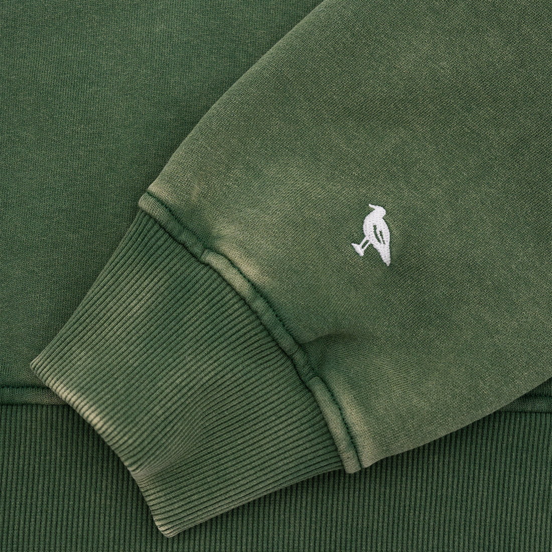 Portsmouth Crop Crewneck in Washed Green
