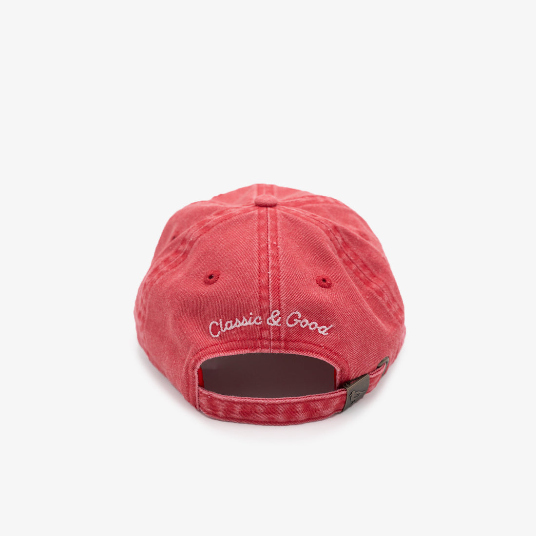 Portsmouth Kids Dad Hat in Washed Red