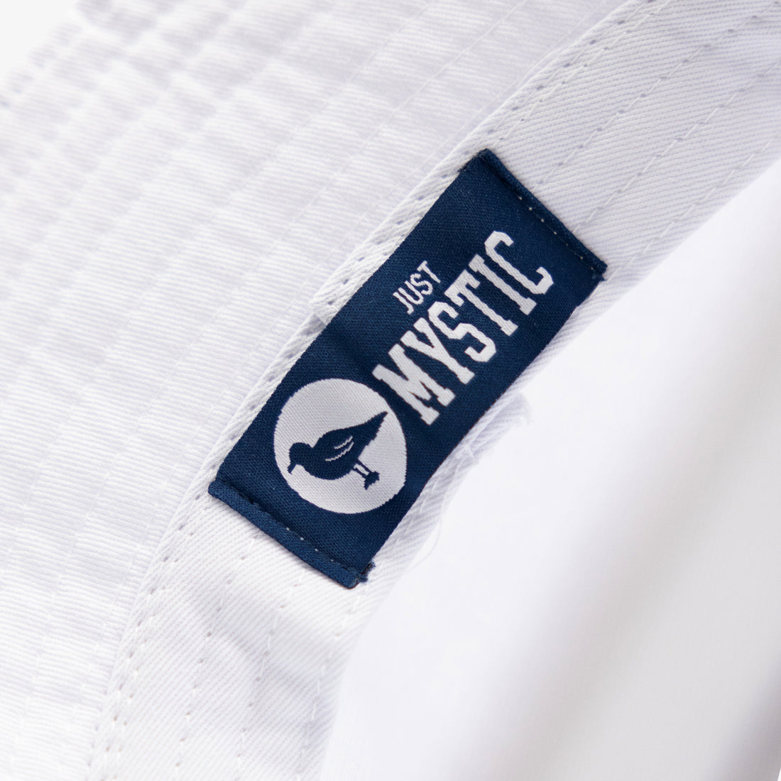 Mystic Seagull Logo Bucket Hat in White