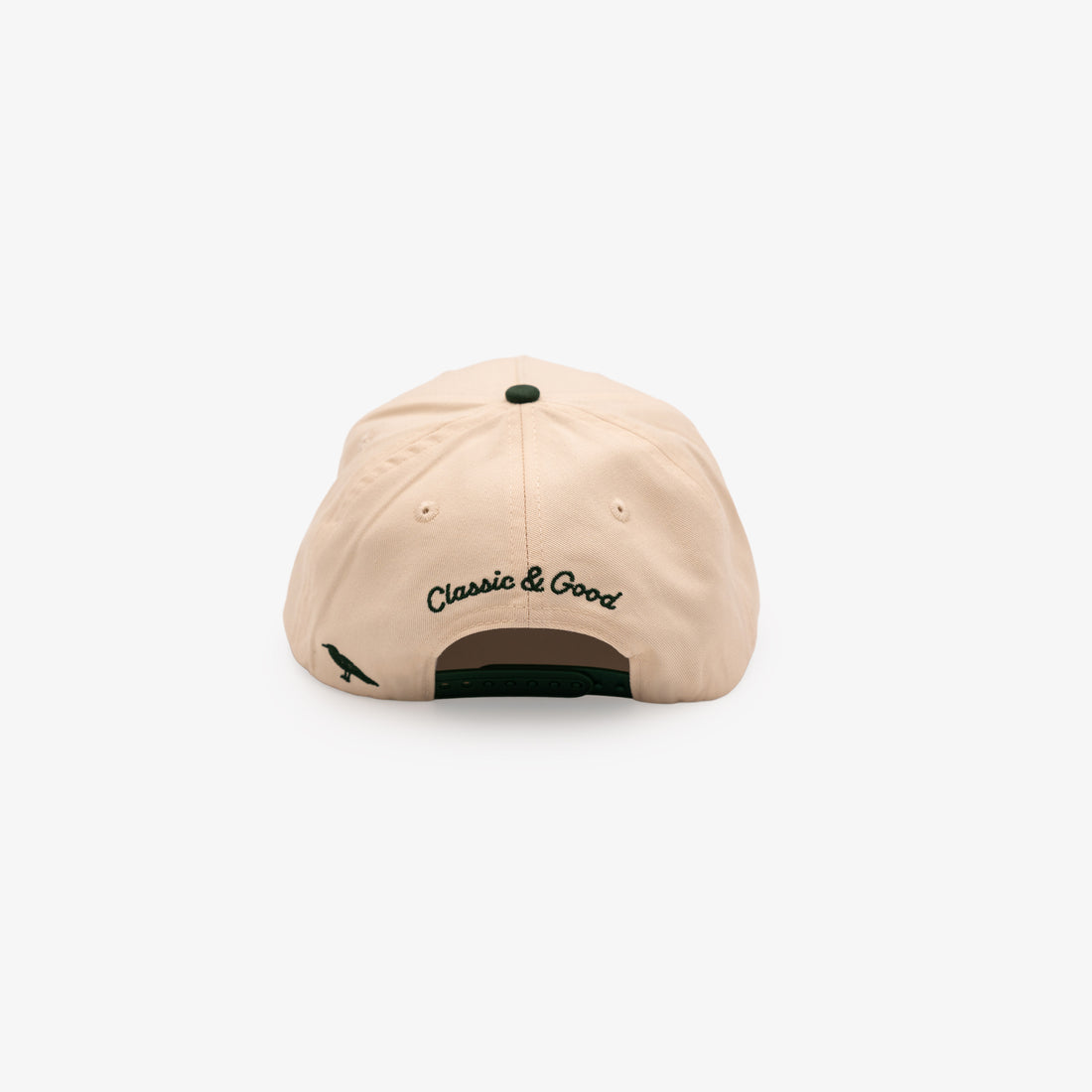 Portsmouth Upside Down Hat in Off-White/Ivy Green