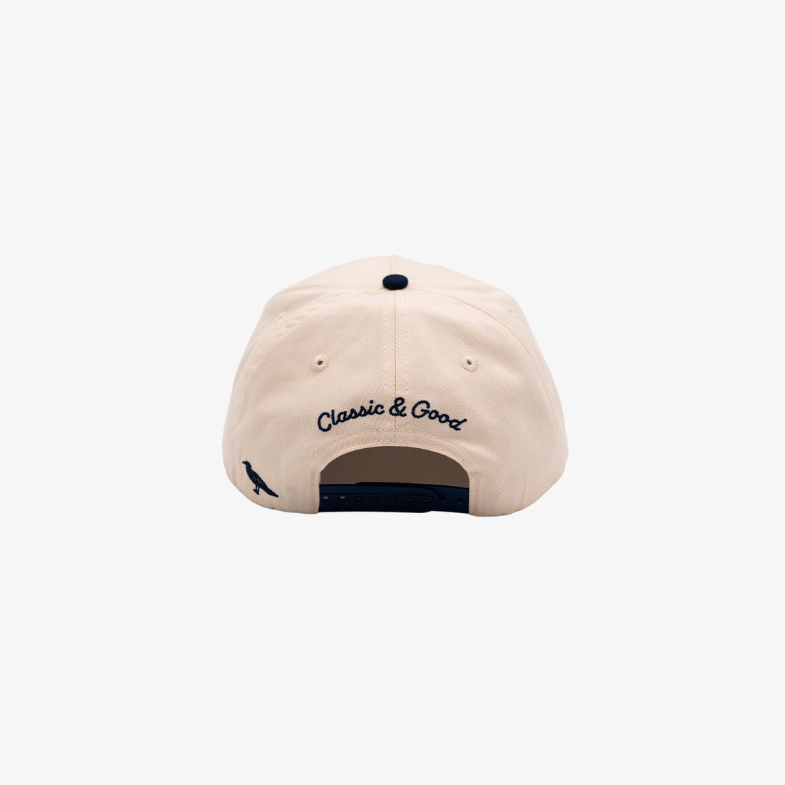 Portsmouth Upside Down Hat in Off-White/Navy
