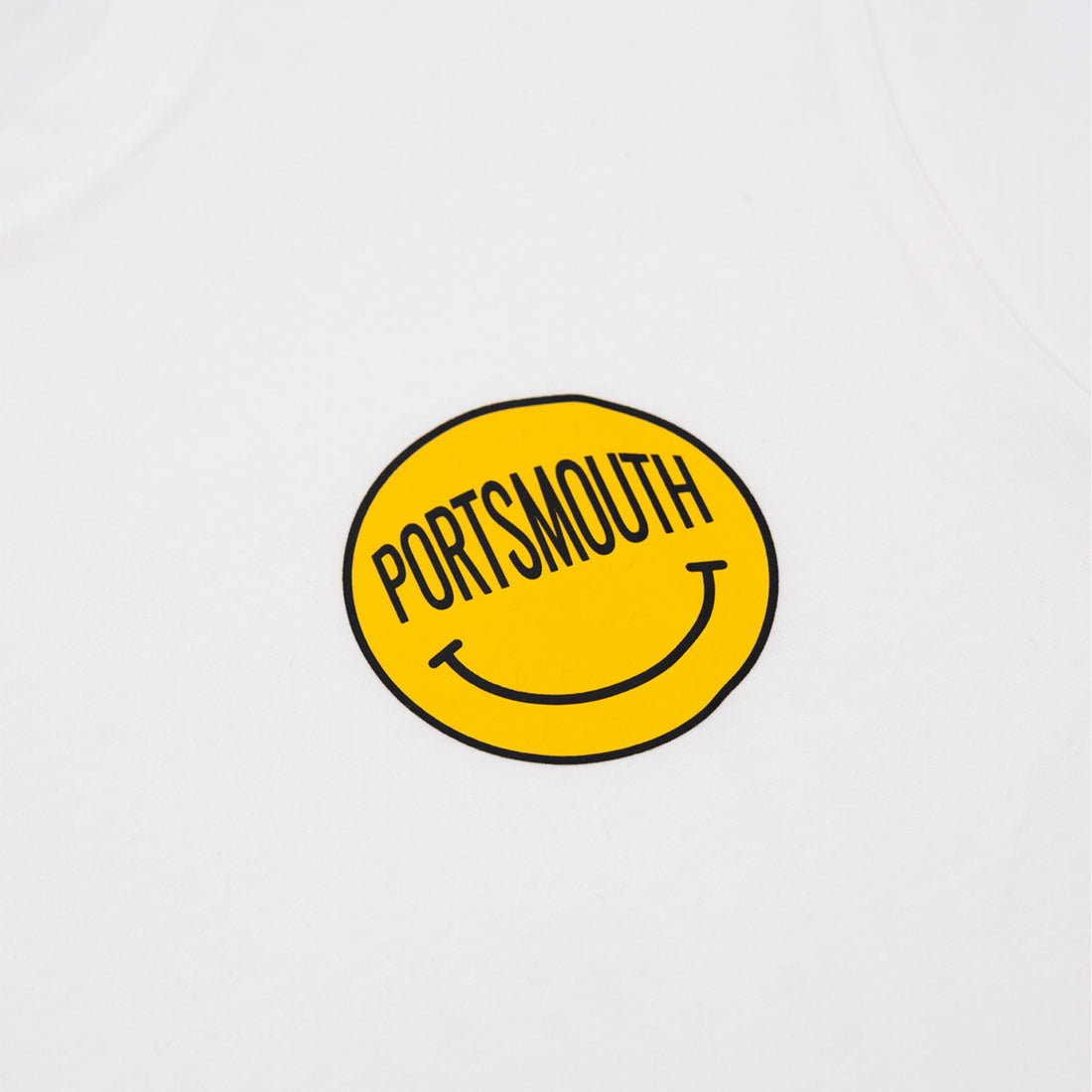 Portsmouth Smiley T-Shirt in White