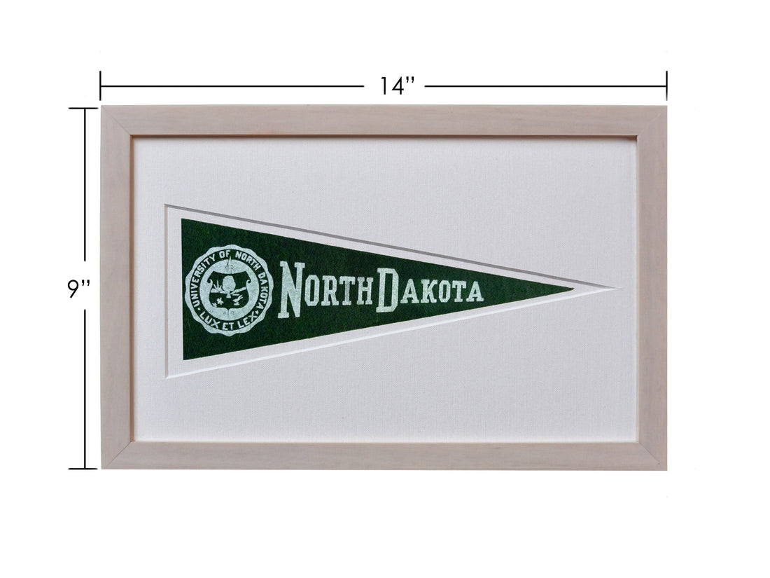 Vintage University of North Dakota Hormel Pennant