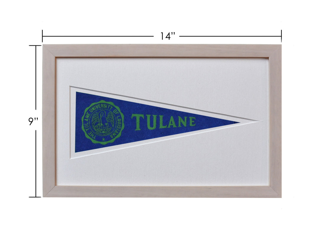 Vintage Tulane University Hormel Pennant
