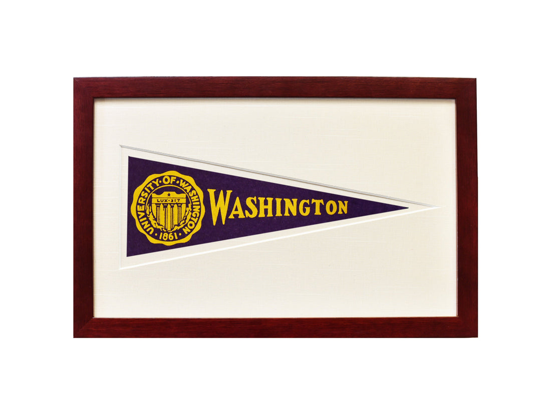 Vintage University of Washington Hormel Pennant (J Press)