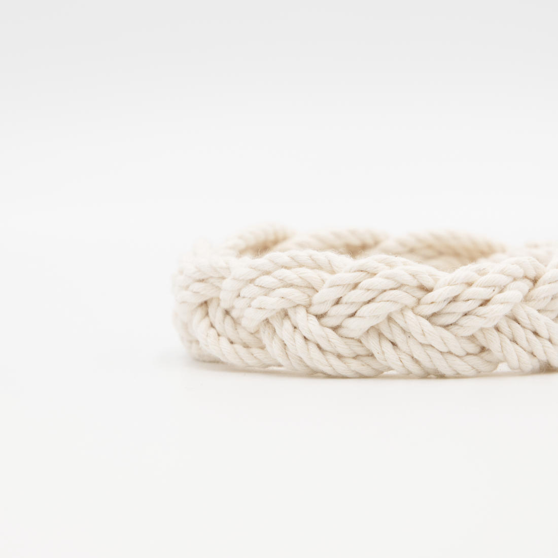 Mystic Knotwork Sailor Bracelet in Sail White